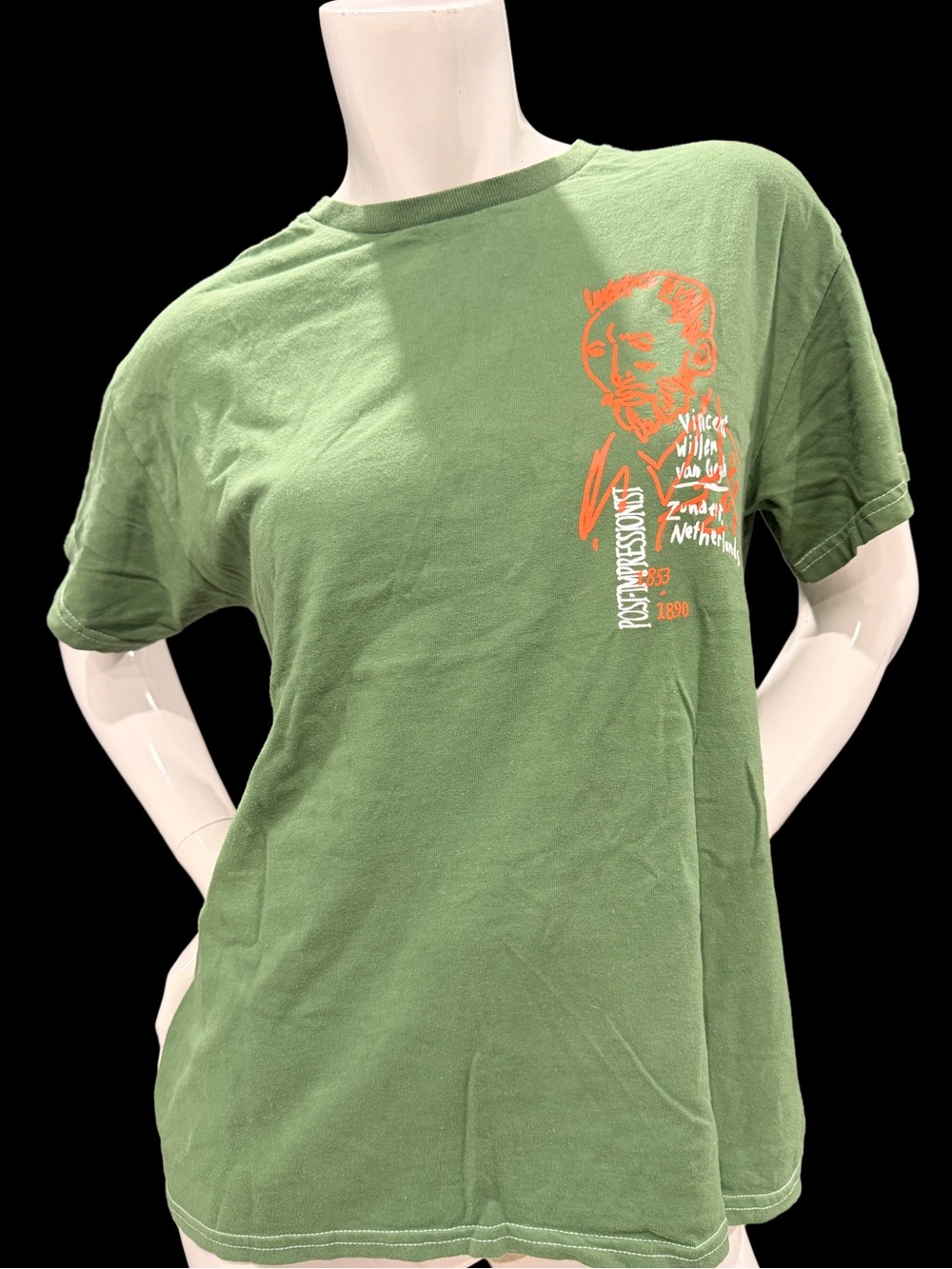 Strange Daze Vincent Van Gogh The Poets Garden Illustration T-Shirt M